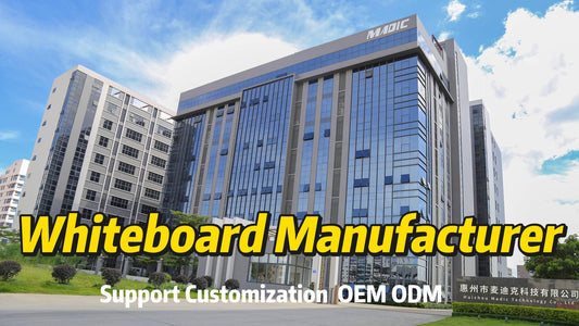 Where are the main whiteboard manufacturers in China distributed