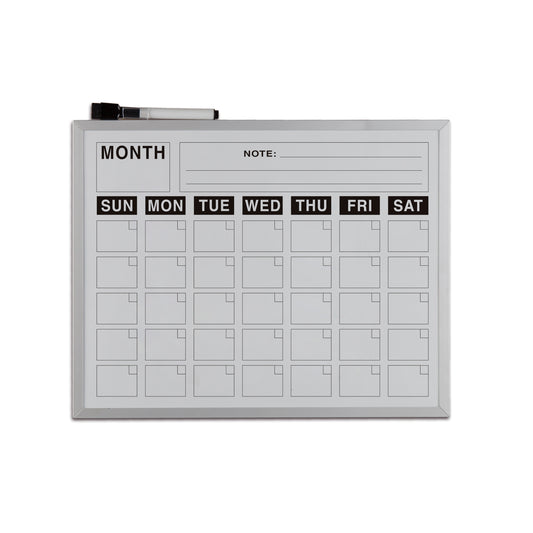 Monthly Calendar Dry Erase Whiteboard for Wall