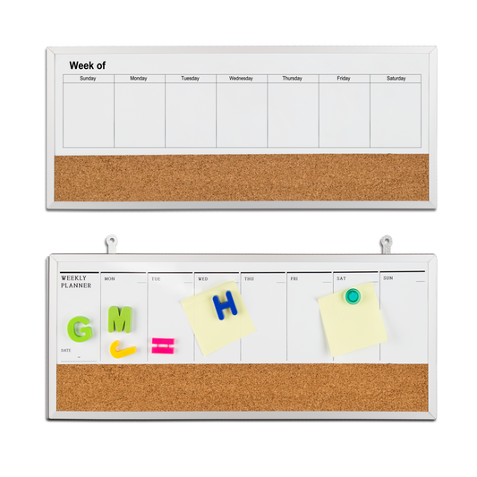 What are the differences between cork board and white board