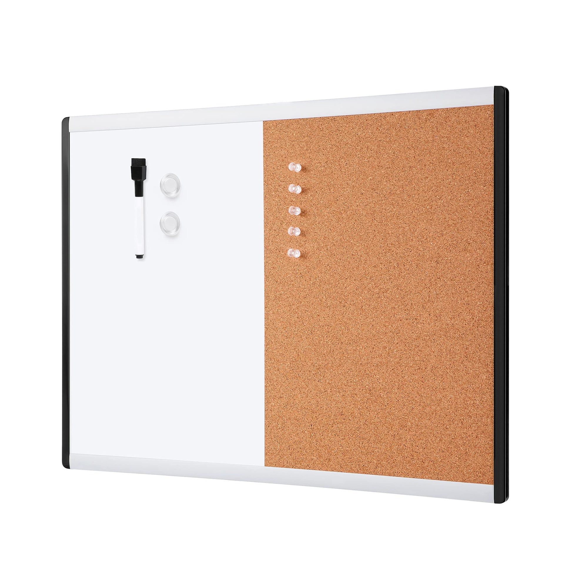 Dry Erase Board and Cork Board Combo, Magnetic White Board Combination Bulletin Board for Office Wall - Premium cork bulletin board from Madic Whiteboard - Madic Whiteboard Factory