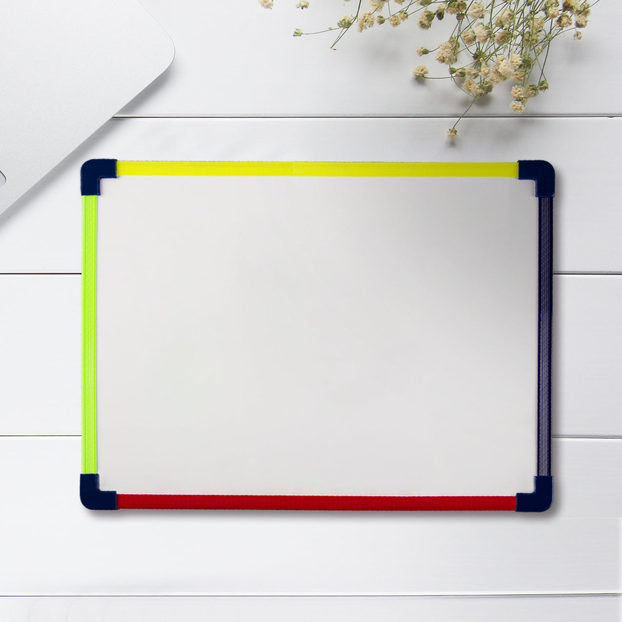 Rainbow Frame Single Sided Magnetic Dry Erase Whiteboard, 9X12 Inch Student Portable Board For Writing Drawing - Premium dry erase lapboard from Madic Whiteboard - Madic Whiteboard