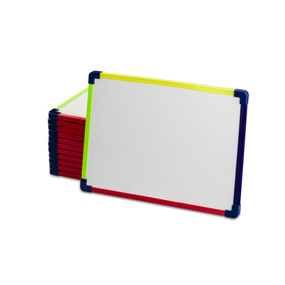 M09 Plastic Rainbow Frame Magnetic Dry Erase Knee Board 9x12” - Premium dry erase lapboard from Madic Whiteboard Factory - Madic Whiteboard Factory