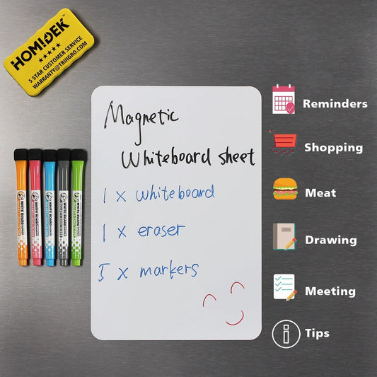 Madic Magnetic Dry Erase Board Magnet Whiteboard Fridge Magnetic Whiteboard Sheet - Premium  from Madic Whiteboard - Madic Whiteboard